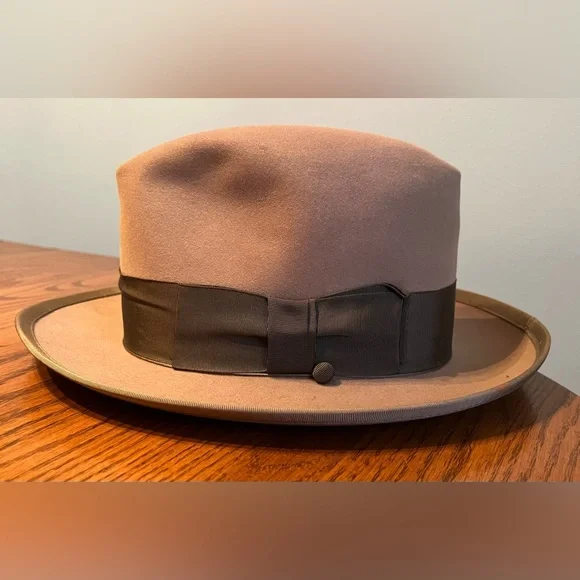 Vintage Mallory Durafelt Premier Fedora Hat
